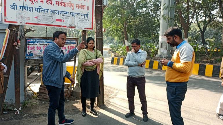 आयुक्त द्वारा प्रवासी भारतीय सम्मेलन की तैयारियो के संबंध में विभिन्न क्षेत्रो का निरीक्षण…